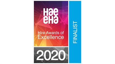 MCS Rental Software is selected as a finalist in the HAE Hire Awards of Excellence 2020