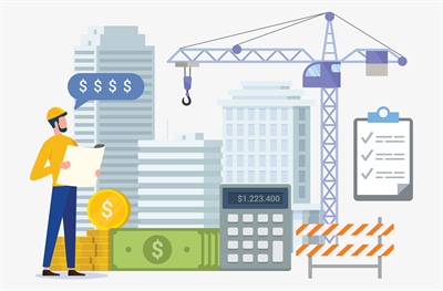 ¿Cómo gestiona los costos del proyecto en el negocio de equipos de construcción?
