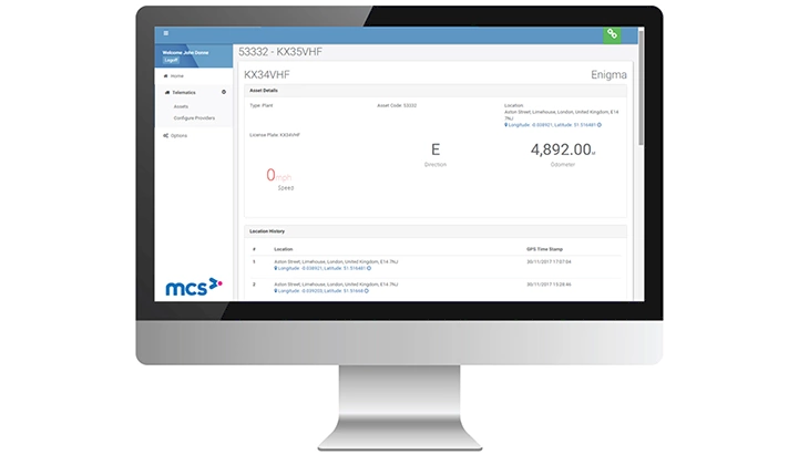 MCS provides a universal Telematics Hub for rental companies using MCS-rm