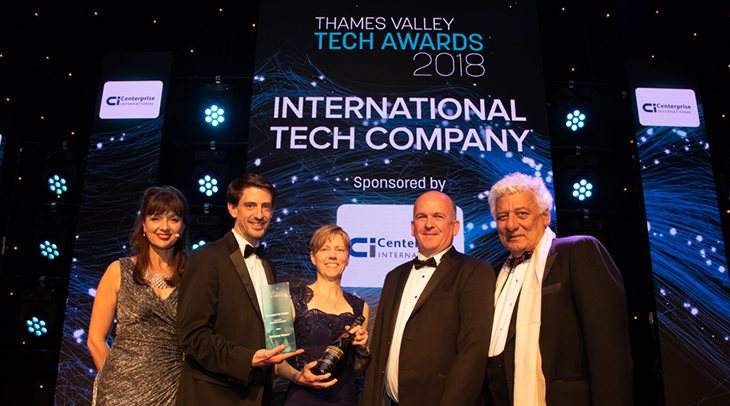 MCS wird anlässlich der Thames Valley Tech Awards mit dem Preis „International Tech Company“ ausgezeichnet