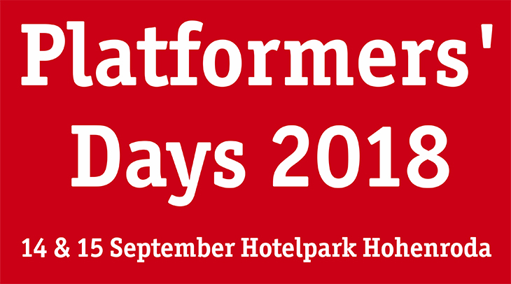 MCS wird an den Platformers 'Days 2018 ausstellen