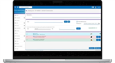 MCS Rental Software optimiert den Picking-Prozess mit neuen Funktionen