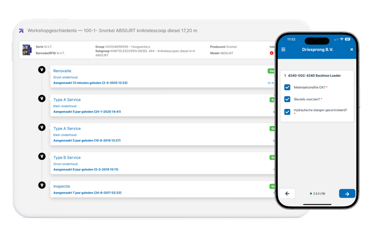 MCS Rental Software verbetert onderhoudsefficiëntie voor verhuurbedrijven