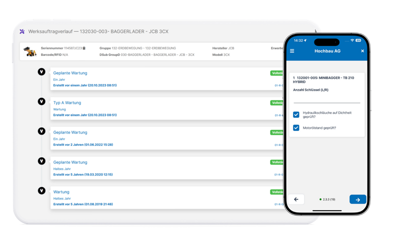 MCS Rental Software vereinfacht die Wartung von Mietgeräten
