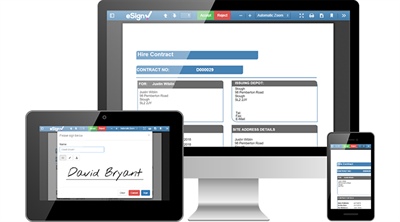 MCS launches new ‘E-Sign’ functionality transforming the way hire companies do business