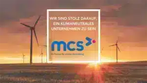 MCS Rental Software wird ein klimaneutraler Softwareanbieter