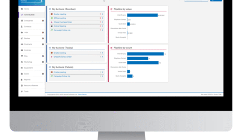 MCS Activity Hub screen