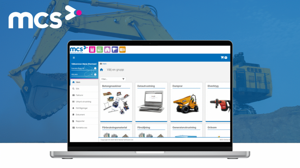 MCS Onlineportal – Digital självbetjäning för en modern uthyrningsbransch 