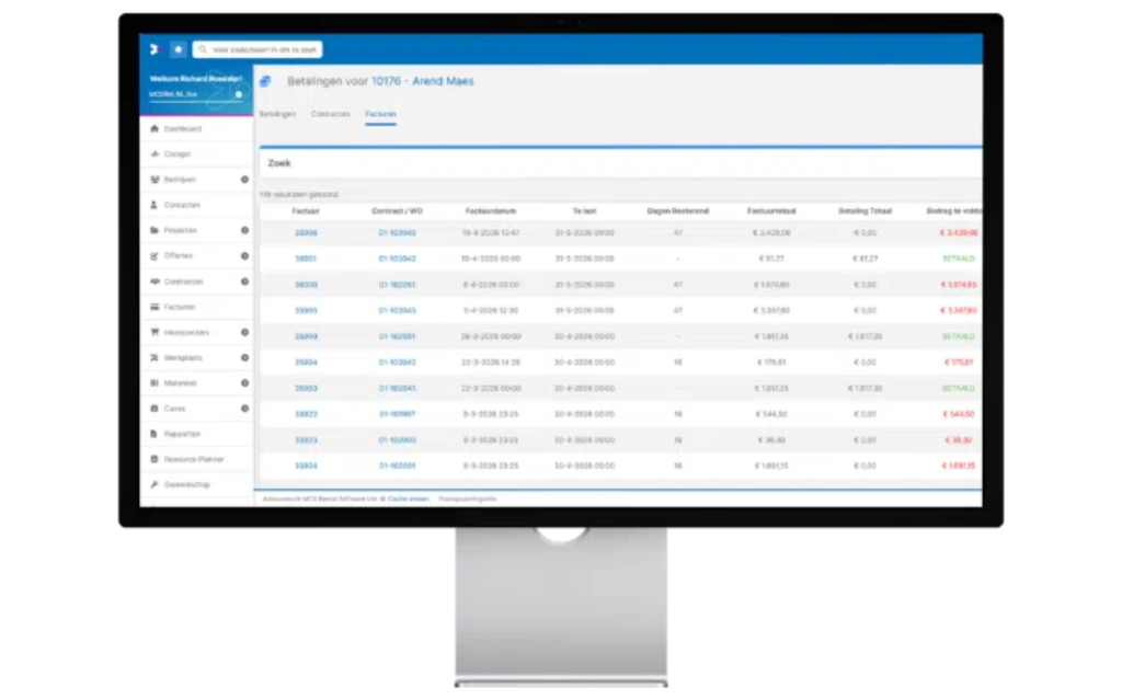 Nieuwe update in RM Web vereenvoudigt betalingsverwerking binnen MCS Rental Software