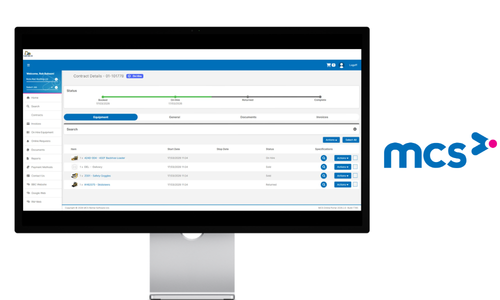 MCS Rental Software enhances Customer Portal with new contract management view